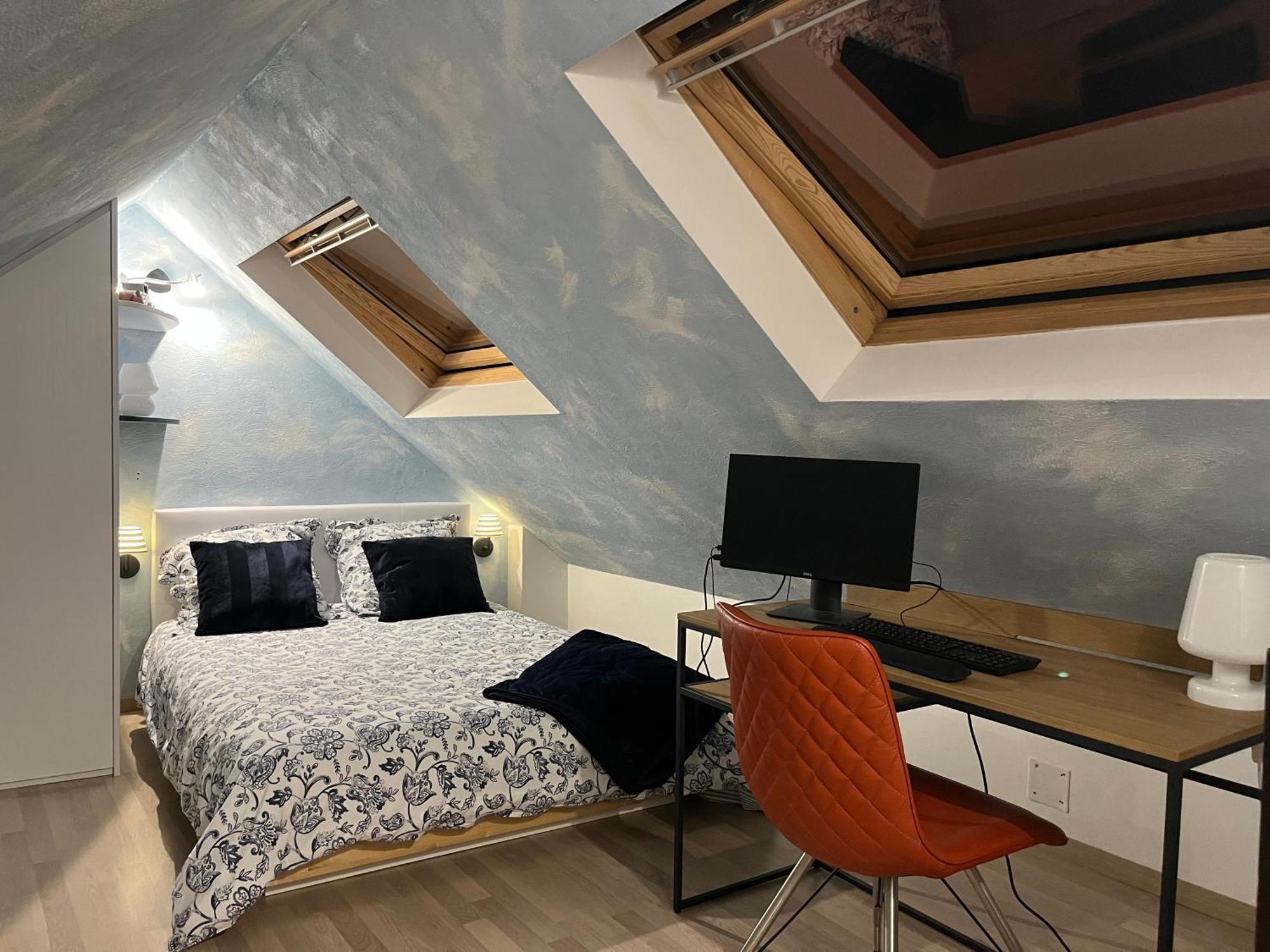 Charmant Duplex Privatise, Climatise, 2 Chambres สตราสบูร์ก ภายนอก รูปภาพ